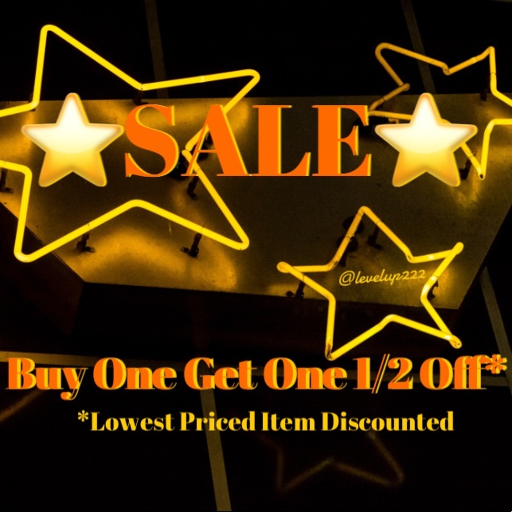 ⭐️Buy One Get One 1/2 Off Sale⭐️